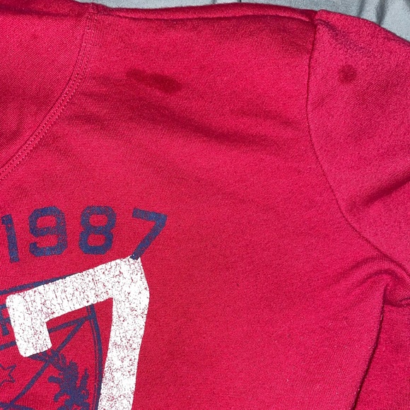 Aeropostale Hoodie Jacket Size MM Womens Red - Picture 11 of 11